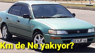 Efsane Kasa Corolla Yakıt Testi 480 Km Motorcu Kız Otokolik