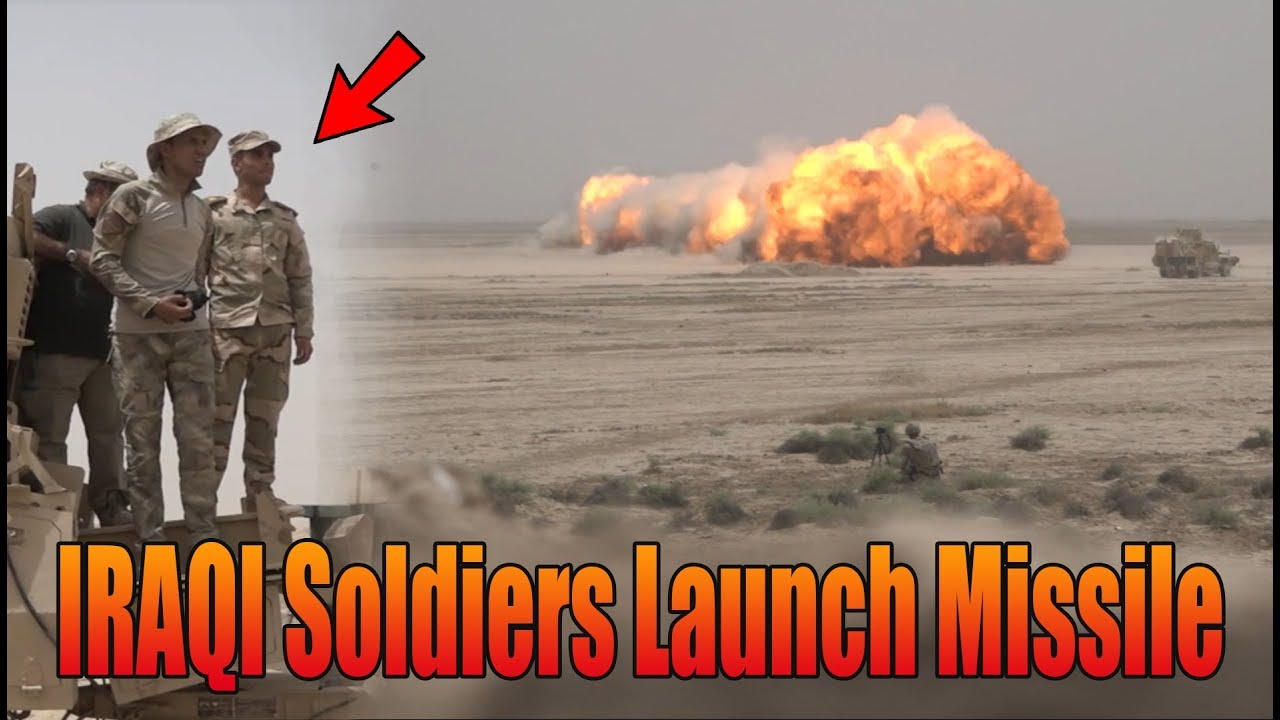 Iraqi soldiers conduct a live fire exercise - YouTube