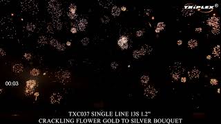 Fajerwerki TXC037 SINGLE LINE 13S 1 2β Triplex