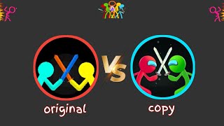 SUPREME DUELIST STICKMAN 🇷🇺 🇧🇷 original vs copy 😈 🇻🇳 #stickman #gaming #animation #fun @alanbecke screenshot 4