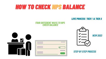 How to check nps balance | Nps balance check | English