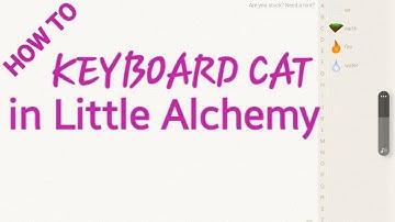 How to make KEYBOARD CAT in Little Alchemy