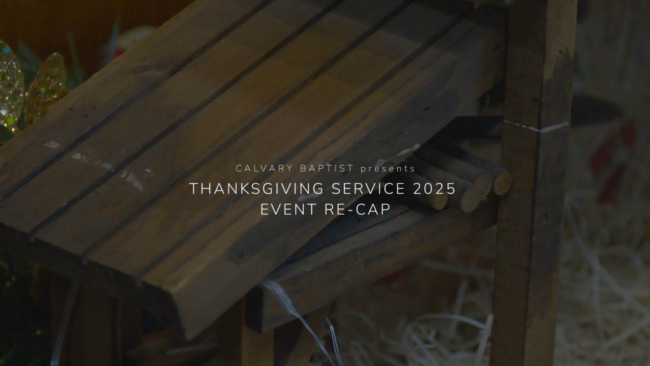 CALVARY BAPTIST Pastor and Mrs. Christmas Lunch - Recap Video