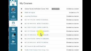 Displaying Courses on Your Canvas Dashboard