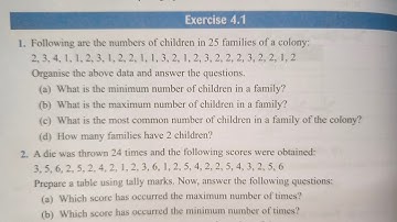 Viva education start up mathematics class 6 ex 4.1 | start up maths class -6th ex4.1 |data handling
