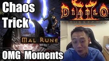 Finding Runes with Chaos Trick, OMG Moments, Hellforge SCAM!? D2R Diablo 2 Resurrected Highlights