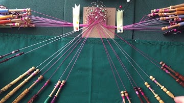 Bobbin Lacemaking, Torchon Lace, Half Stitch Spiders