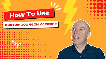 How to use custom icons with Kadence Blocks in WordPress