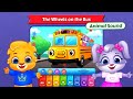 Lucas and Ruby Animal Sounds Song #2 - The Wheels on the Bus | RV AppStudios Games