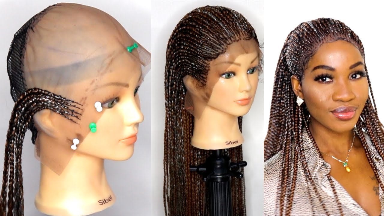 HOW TO : DIY BRAIDED WIG WITHOUT LACE CLOSURE