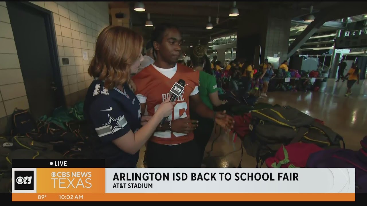 Arlington ISD giving away school supplies in back to school kick off