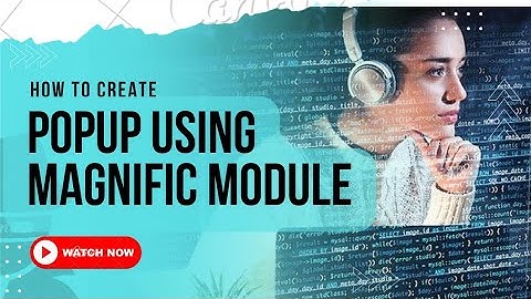 How to create popup/modal through magnific popup module #youtube #frontenddeveloper #coding #css3