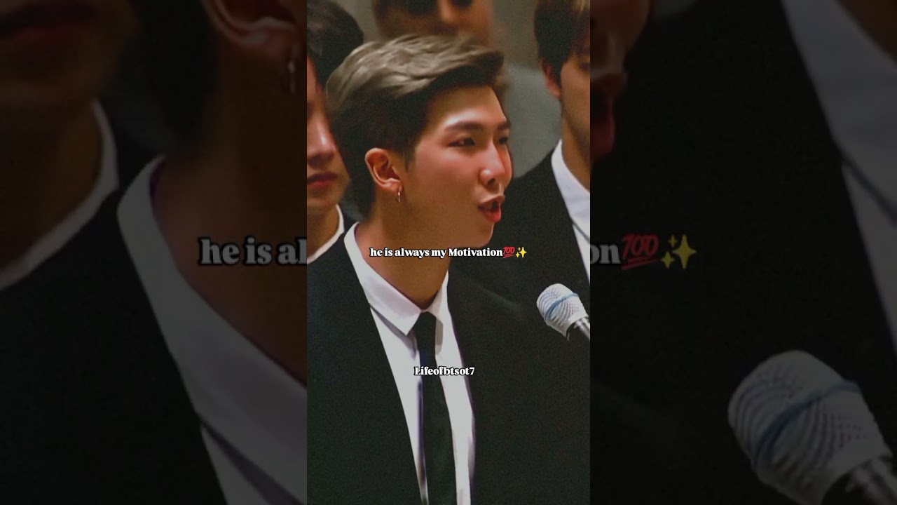 "RM (Namjoon) is my ultimate source of motivation and energy!💪✨
