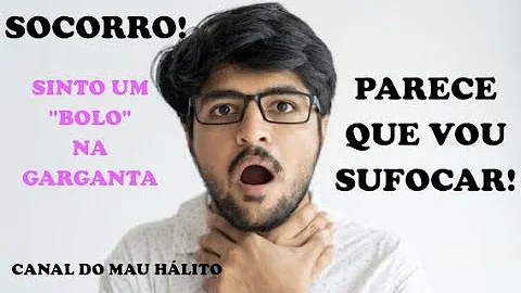 Quando a garganta parece que está fechando?