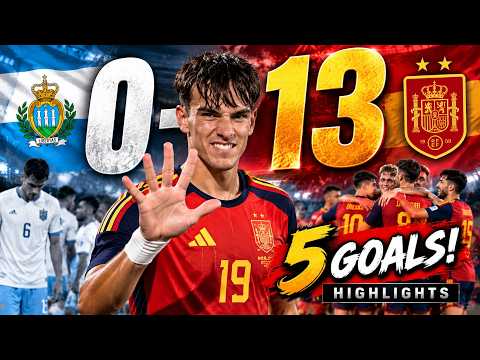 SAN MARINO 0-13 SPAIN U21 🇪🇸 | Carlos Espí 5 GOALS! 🤯 | EURO Qualifiers