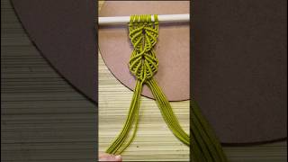 macrame leaf pattern knots #diy #ytshorts #macrameknots #macrametutorials #macramedesigns