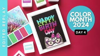 🔴 EDITED REPLAY - Color Month 2024 - Day 4 - Joseph's Coat Technique