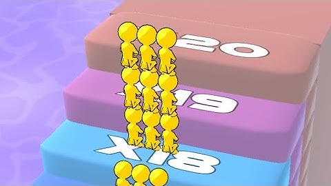 Runner Pusher - All Levels Gameplay Android, iOS