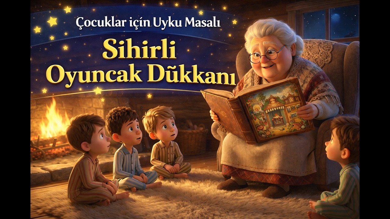 ✨ Sihirli Oyuncak Dükkanı ✨ | Tamirci Dede ve Minik Dostları (Eğitici Uyku Masalı) 17 Dk