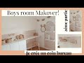 Boys room makover je cre un coin bureau 1chambre pour 3 2eme partie