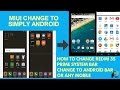 How to change default Screen bar launcher to android REDMI 3S PRIME or ANY MOBILE