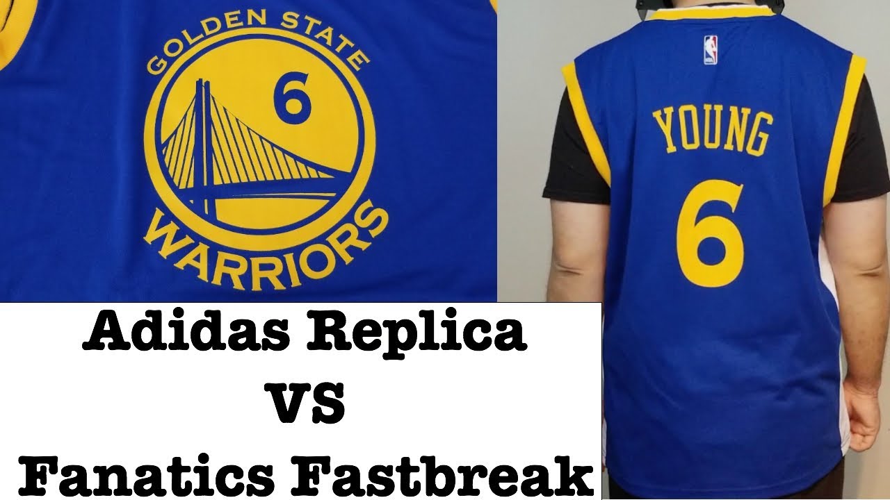 Replica NBA Jersey Comparison - Adidas 