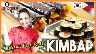 [Easy Korean Recipes in Tagalog] KIMBAP (The basic on how to make Korean Rice Roll)