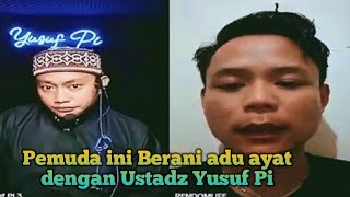 This young man DARE TO CHALLENGE AYAT with USTADZ YUSUF Pi