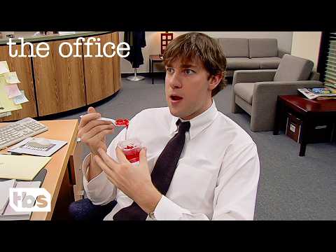 Jim Puts Dwight's Stapler in Jell-O (Clip) | The Office | TBS