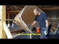 Making a fibreglass rowing boat hull at home from a boat mould