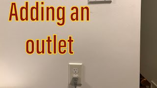 how to add an outlet from a light switch