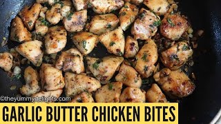 garlic butter chicken bites | butter garlic chicken | chicken starter recipe