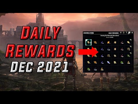 ESO Daily Rewards - December 2021