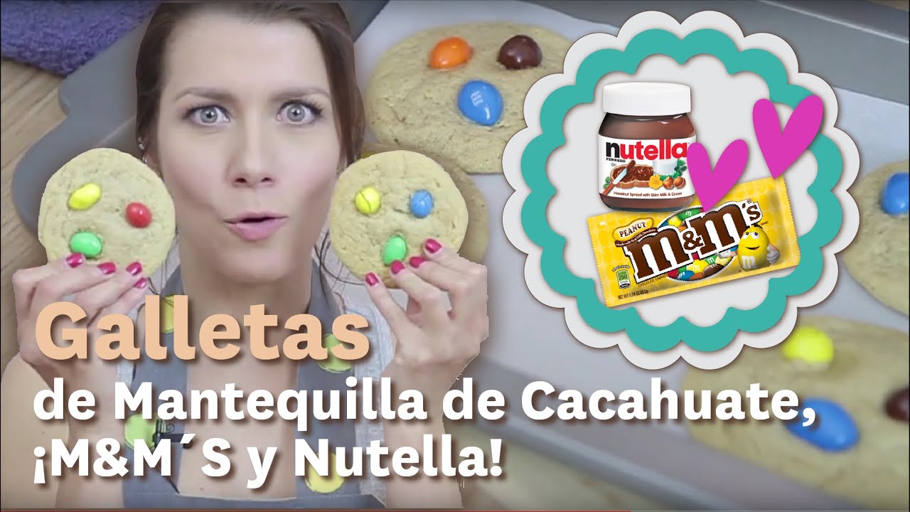 reposterias en santo domingo GALLETAS DE M&M´S Y NUTELLA ¡CON MANTEQUILLA DE CACAHUATE! | DACOSTA'S BAKERY