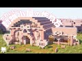 マイクラ建築|牧場エリアに!かわいい動物小屋の作り方🐄𖥧𖥣*