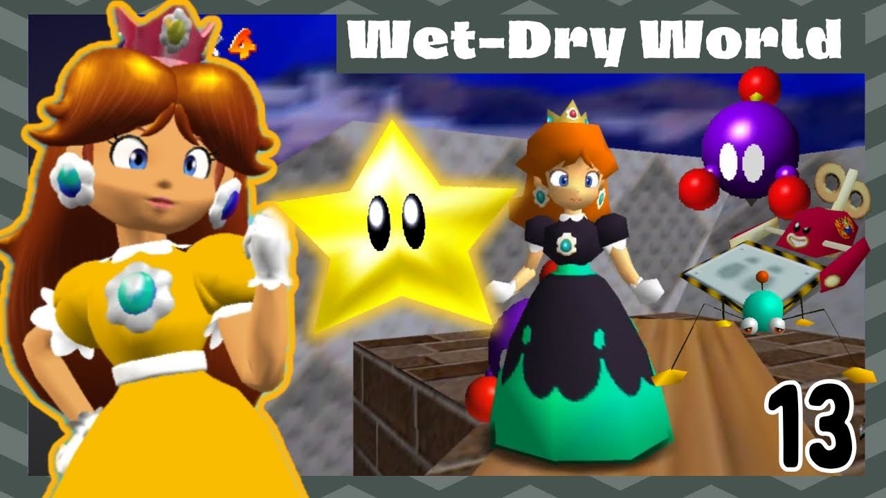 ✿ Super Princess Daisy 64 - Part 13 (Wet-Dry World) ✿