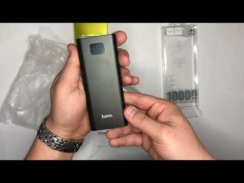 Видео обзор: Мобильная зарядка павербанк Hoco Power Bank 10000mah J 46