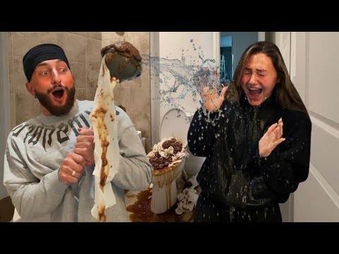 DUMPING DIRTY TOILET WATER ALL OVER MY ANGRY WIFE!! *IM IN BIG TROUBLE*