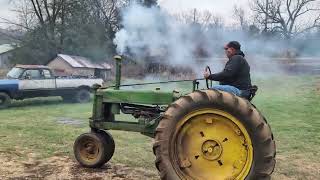 1938 John Deere B - First Start in 20 years or so
