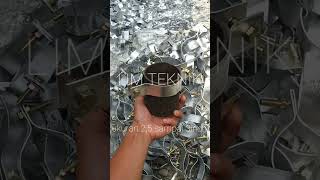 clamp pole ukuran 2,5inch sampai 3inch, klem pole aksesoris tiang