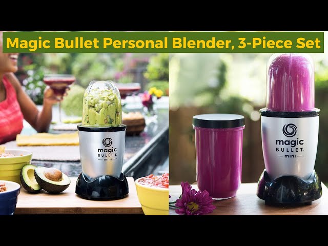 Magic Bullet Personal Blender, 3-Piece Set