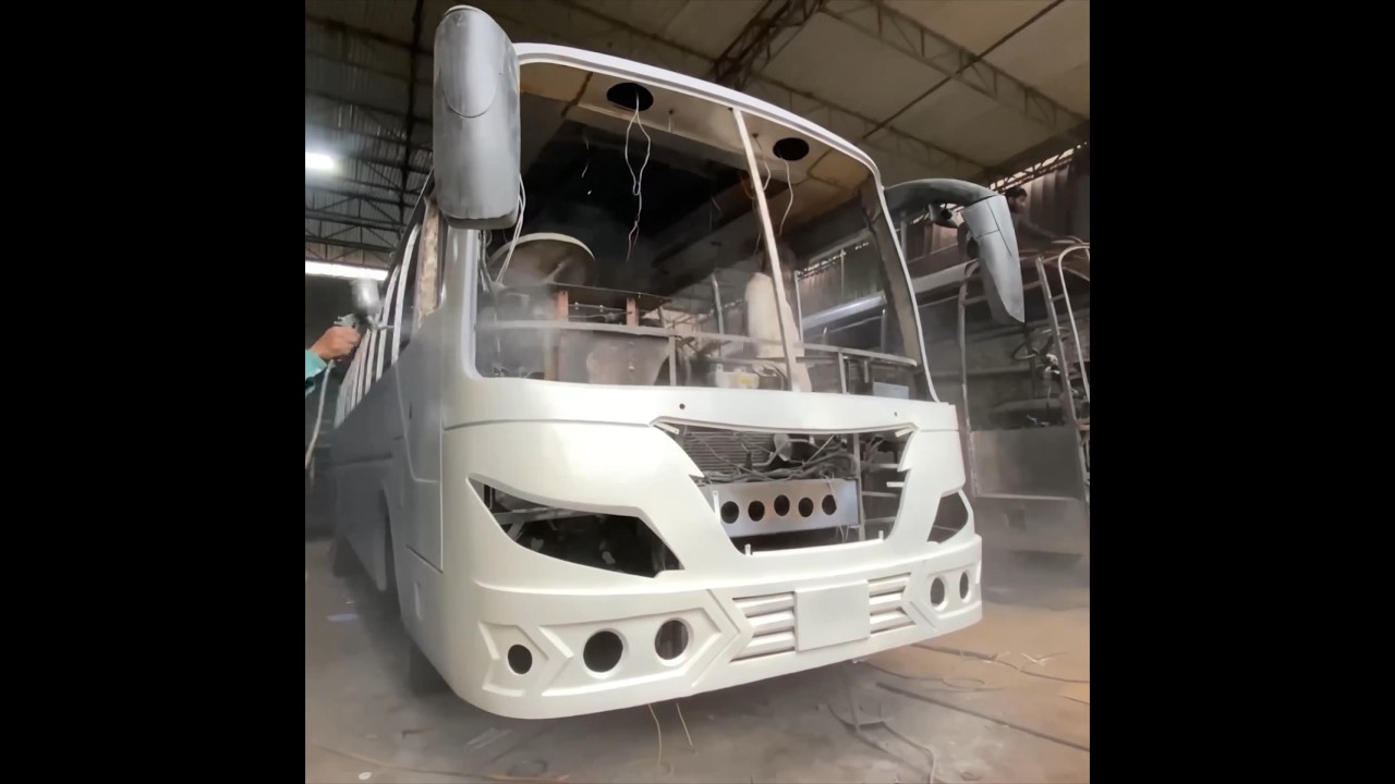Handmade Passenger Bus Manufacturing Completed processes in factory || Amazing skills