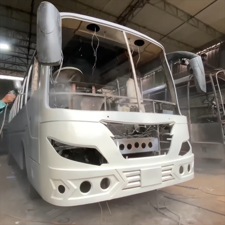 Handmade Passenger Bus Manufacturing Completed processes in factory || Amazing skills