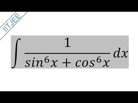 Video integral 1/sin^6x cos^6x dx || Indefinite integral - 14 - youtube