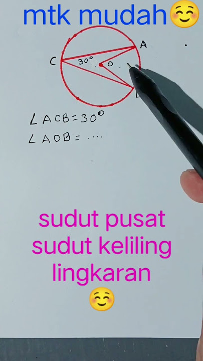 how to calculate the central angle of a circle #mathematics #quickcalculation #circle