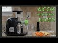 Aicok Masticating Juicer | First Juice & Taste Test!