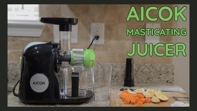 Aicok Slow Masticating Juicer Extractor Cold Press Juicer Quiet