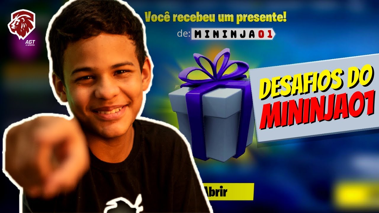 Desafios do Mininja01 Valendo Skin no Fortnite