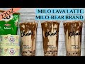 BUSINESS AT HOME IDEA: MILO LAVA LATTE SERIES: VANILLA, HAZELNUT AND CARAMEL - RECIPES FOR 22OZ CUPS