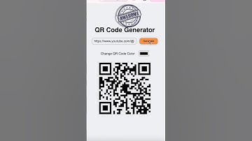 QR Code Generator | React Project | #coding #project #code #reactjs #shorts #mustwatch #javascript
